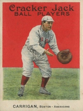 1914 Cracker Jack CARRIGAN, Boston-Americans #27 Baseball Card
