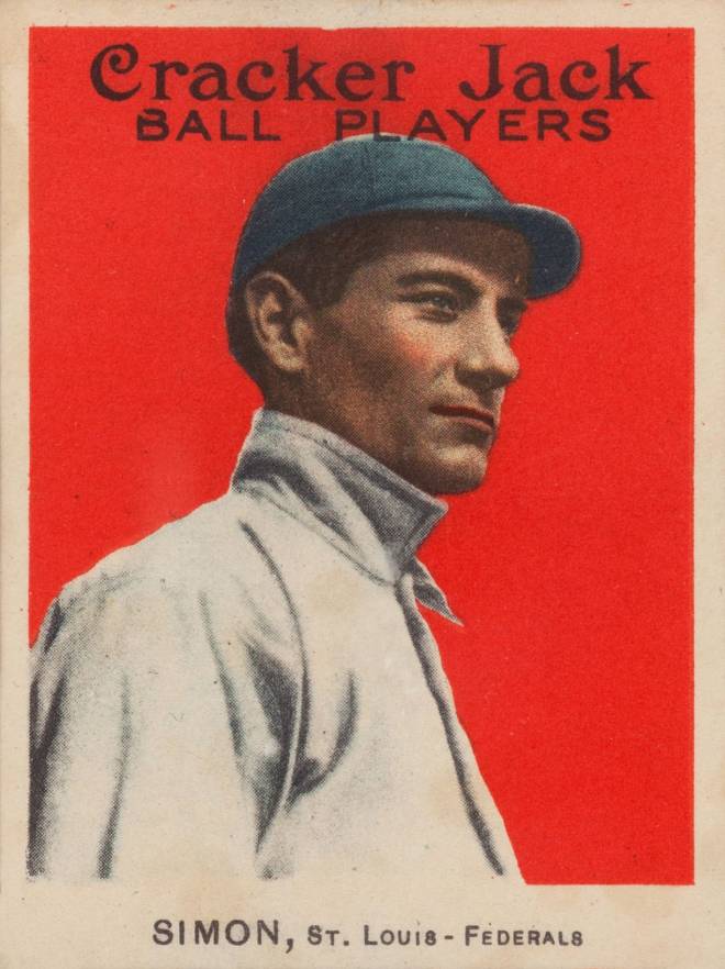 1914 Cracker Jack SIMON, St. Louis-Federals #25 Baseball Card