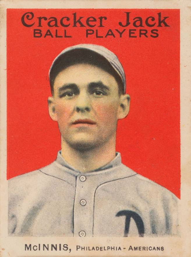1914 Cracker Jack McINNIS, Philadelphia-Americans #10 Baseball Card