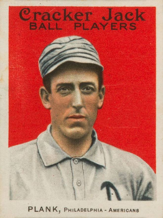 1914 Cracker Jack PLANK, Philadelphia-Americans #6 Baseball Card