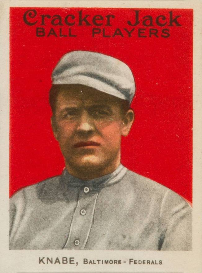 1914 Cracker Jack KNABE, Baltimore-Federals #1 Baseball Card