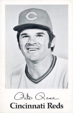 1973 Cincinnati Reds Postcard Pete Rose # Baseball Card
