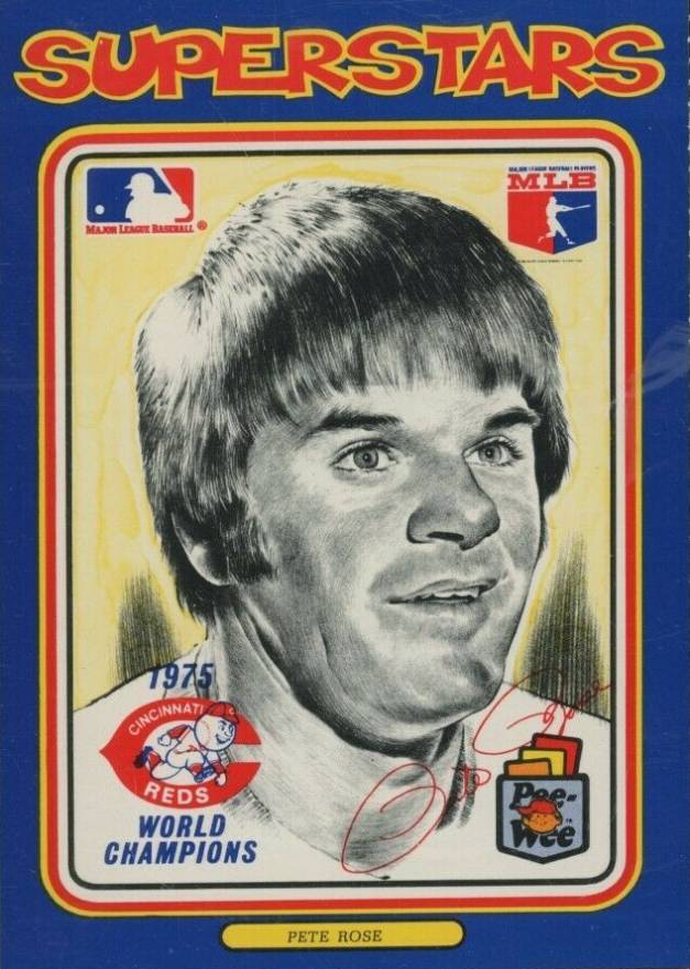 1976 Linnett Superstars-Perforated Pete Rose #97 Baseball Card