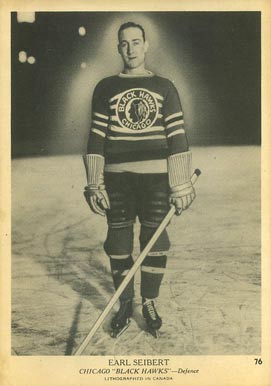 1939 O-Pee-Chee Earl Seibert #76 Hockey Card
