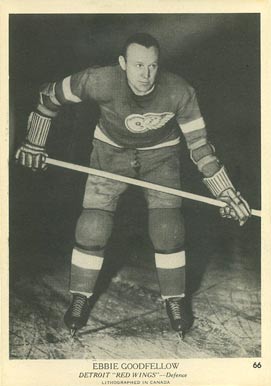 1939 O-Pee-Chee Ebbie Goodfellow #66 Hockey Card