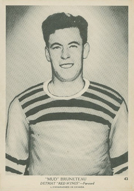 1939 O-Pee-Chee Mud Bruneteau #43 Hockey Card