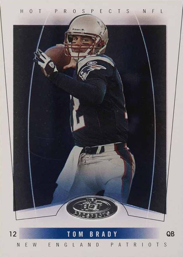 2004 Fleer Hot Prospects Tom Brady #63 Football Card