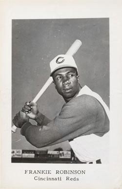 1957 Cincinnati Reds Postcards Frankie Robinson # Baseball Card