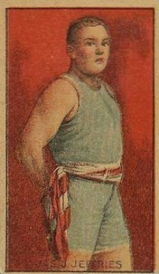 1910 E-UNC Candy Jas. J. Jefferies # Other Sports Card