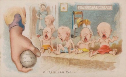 1893 W.Duke Sons & Co. Talk of the Diamond A Regular Ball # Baseball Card