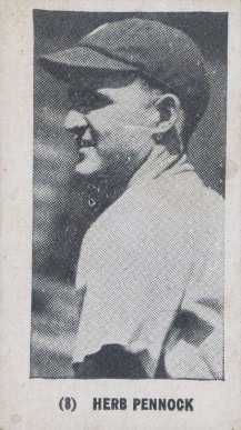 1928 Strip Card Herb Pennock #8 Baseball Card