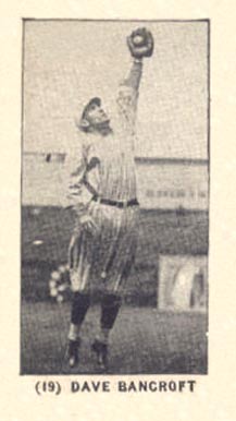 1928 Strip Card Dave Bancroft #19 Baseball Card