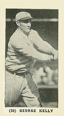 1928 Strip Card George Kelly #20 Baseball Card