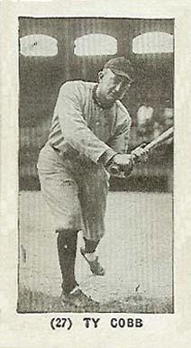 1928 Strip Card Ty Cobb #27 Baseball Card