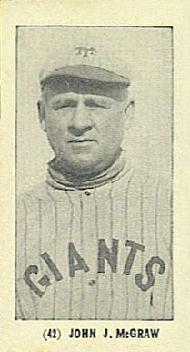 1928 Strip Card John J. McGraw #42 Baseball Card