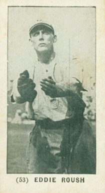 1928 Strip Card Eddie Roush #53 Baseball Card