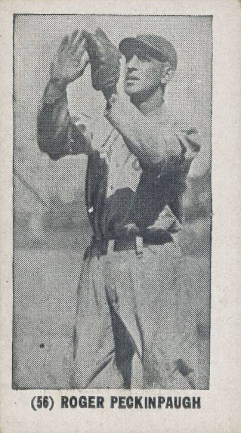 1928 Strip Card Rogers Peckinpaugh #56 Baseball Card