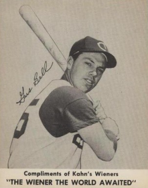 1958 Kahn's Wieners Gus Bell # Baseball Card