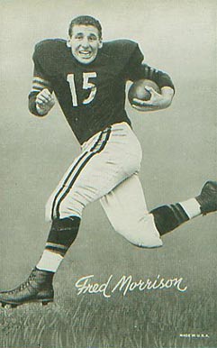 1948 Exhibits Fred Morrison # Football Card