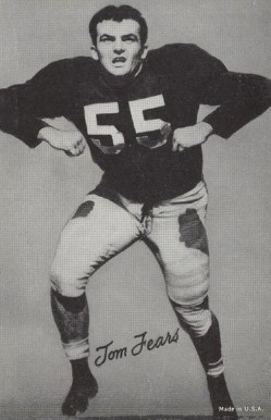 1948 Exhibits Tom Fears # Football Card