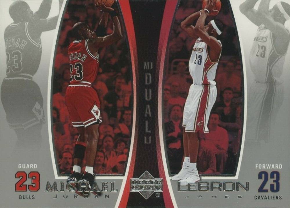 2005 Upper Deck MJ/LJ Bonus Pack James/Jordan #LJMJ5 Basketball Card