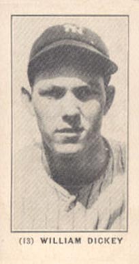 1931 Strip Card William Dickey #13 Baseball Card