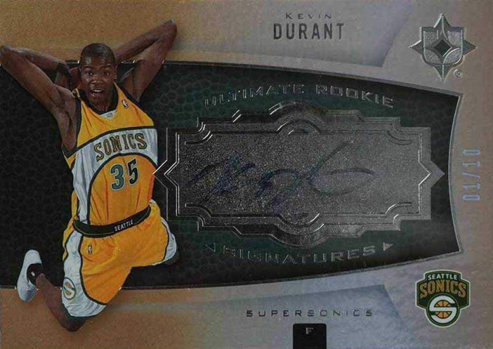 2007 Upper Deck Ultimate Collection Kevin Durant #115 Basketball Card