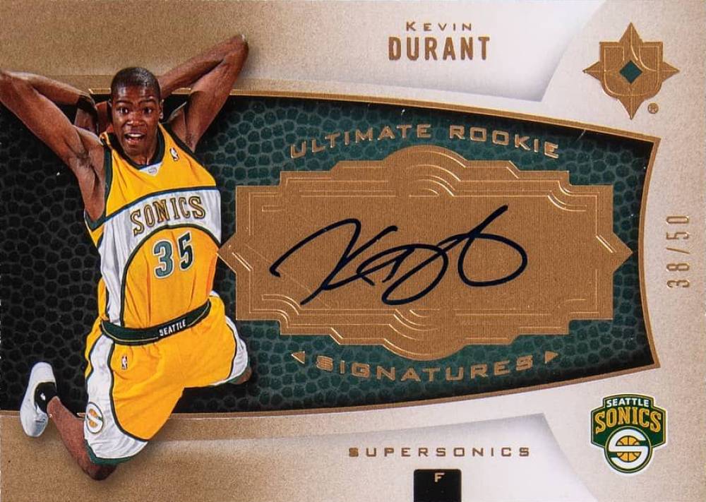 2007 Upper Deck Ultimate Collection Kevin Durant #115 Basketball Card