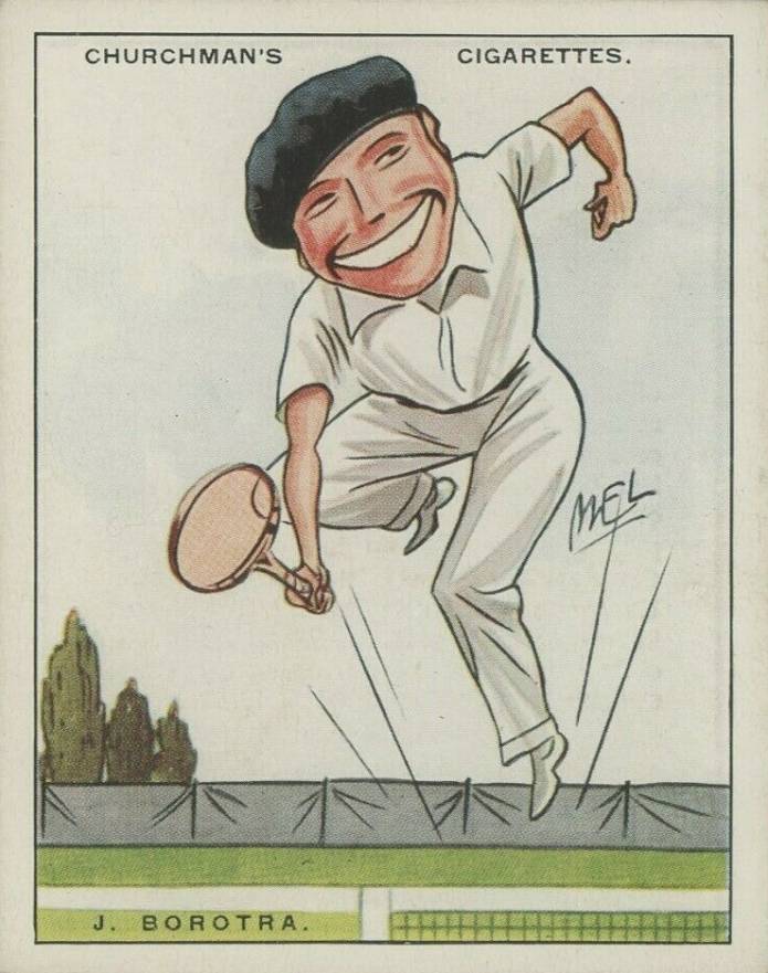 1928 W.A. & A.C. Churchman Men of the Moment-1st Series Ser. of 12 J. Borotra #11 Golf Card