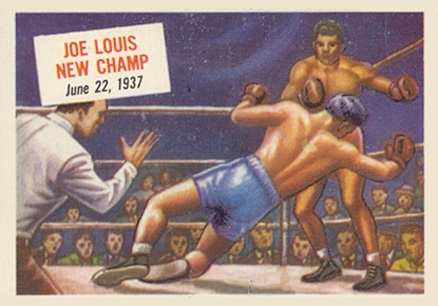 1954 Topps Scoop Joe Louis New Champ #40 Other Sports Card