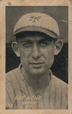 1923 Strip Card Art Nehf #12 Baseball Card