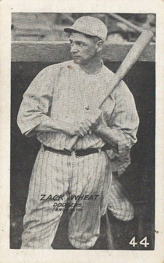 1923 Strip Card Zach Wheat #44 Baseball Card