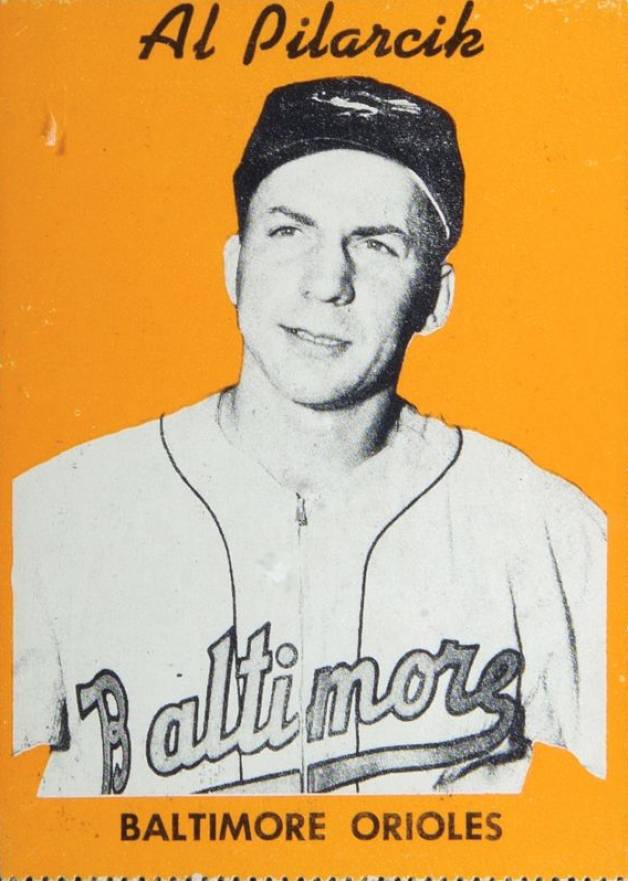1958 Hires Root Beer Test Set Al Pilarcik # Baseball Card