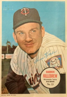 1967 Topps Pin-Ups Harmon Killebrew #23 Baseball Card