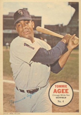 1967 Topps Pin-Ups Tommie #4 Baseball Card