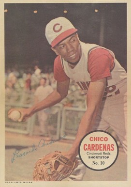 1967 Topps Pin-Ups Chico Cardenas #10 Baseball Card