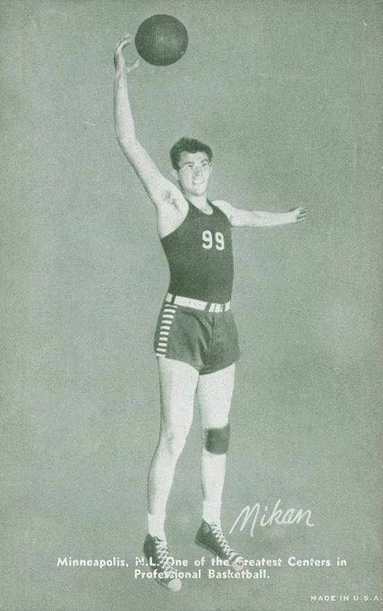 1948 Exhibits (1948-49) George Mikan # Basketball Card