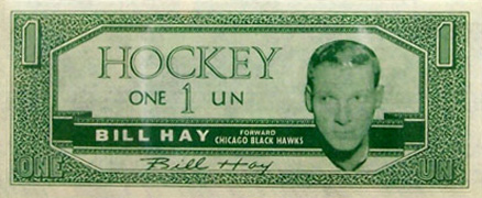 1962 Topps Bucks Bill Hay # Hockey Card