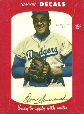 1952 Star-Cal Decals Type 1 Don Newcombe #79-D Baseball Card