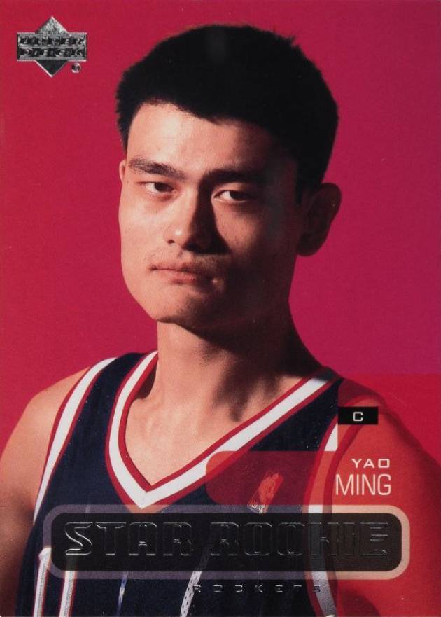 2002 Upper Deck Yao Ming #210 Basketball Card