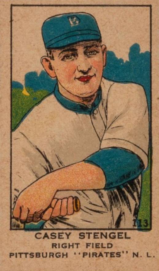 1919 Strip Card Casey Stengel #113 Baseball Card