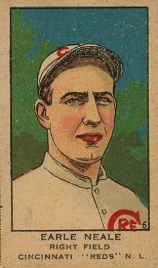 1919 Strip Card Earle Neale #6 Baseball Card