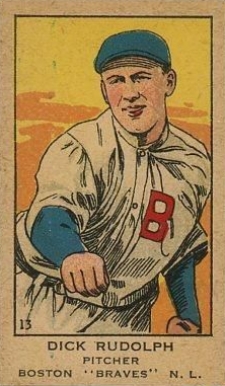 1919 Strip Card Dick Rudolph #13 Baseball Card