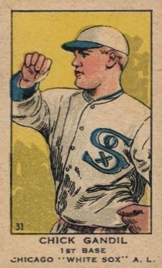 1919 Strip Card Chick Gandil #31 Baseball Card