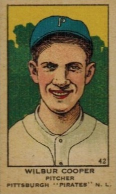 1919 Strip Card Wilbur Cooper #42 Baseball Card