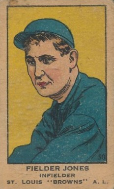 1919 Strip Card Fielder Jones #50 Baseball Card