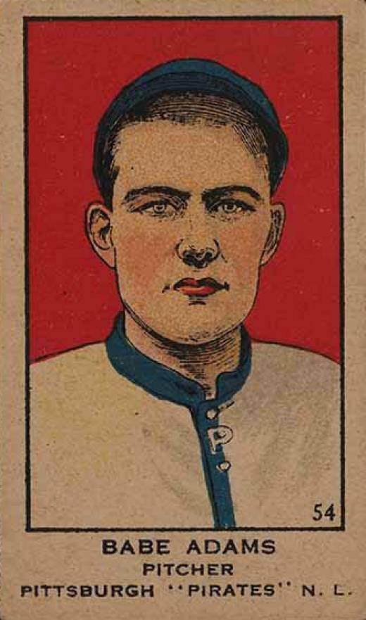 1919 Strip Card Babe Adams #54 Baseball Card