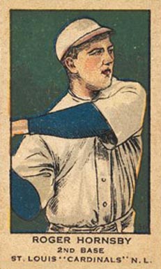 1919 Strip Card Roger Hornsby 2nd Base St. Louis "Cardinals" N.L. #56 Baseball Card