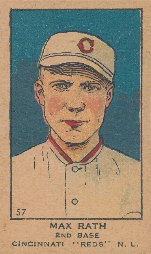 1919 Strip Card Max Rath #57 Baseball Card