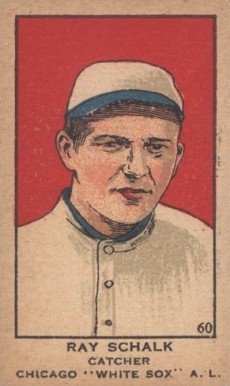 1919 Strip Card Ray Schalk #60 Baseball Card